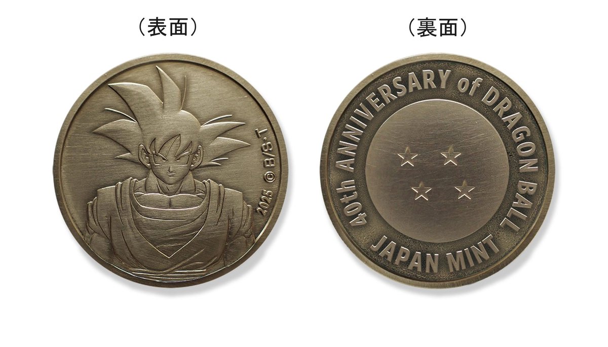 ドラゴンボール40周年記念2025プルーフ貨幣セット