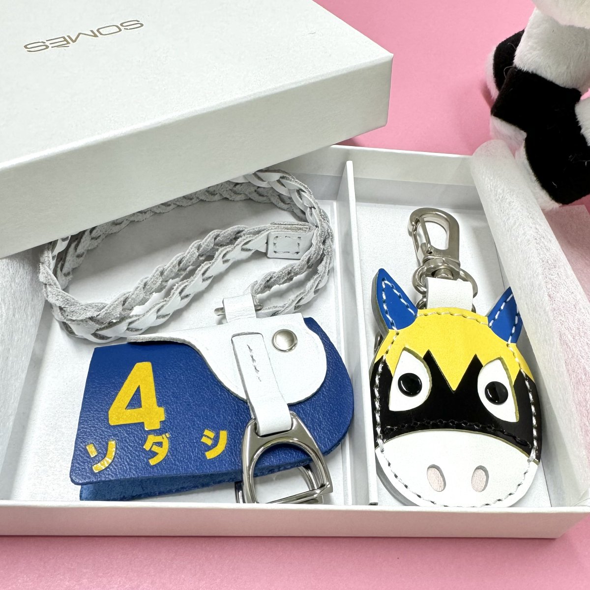 🌸ソダシ×ソメスサドルコラボ🌸 #ソダシ 引退記念として 『ゼッケン鞍