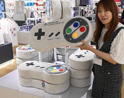 Nintendoミュージアムさん？ スーファミクッションはさすがに欲し