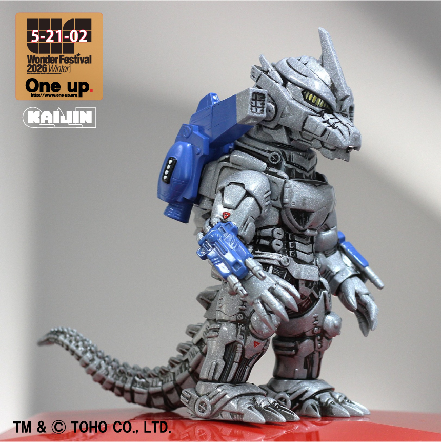 ワンフェス 当日版権 KAIJINさんアレンジ、原型の メカゴジラ 3式機龍