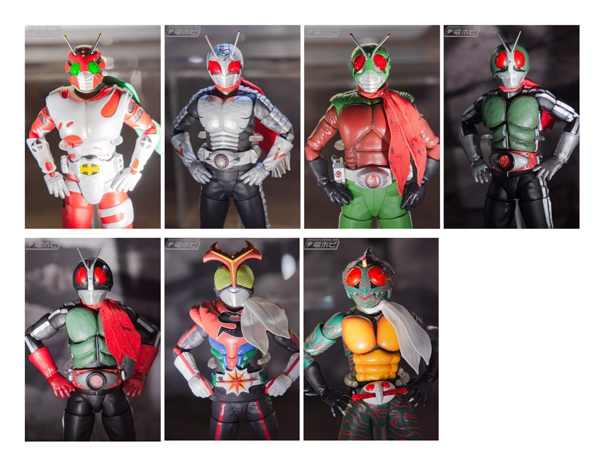 真骨頂 仮面ライダー 2体セット S.H.Figuarts(真骨彫製法) 仮面