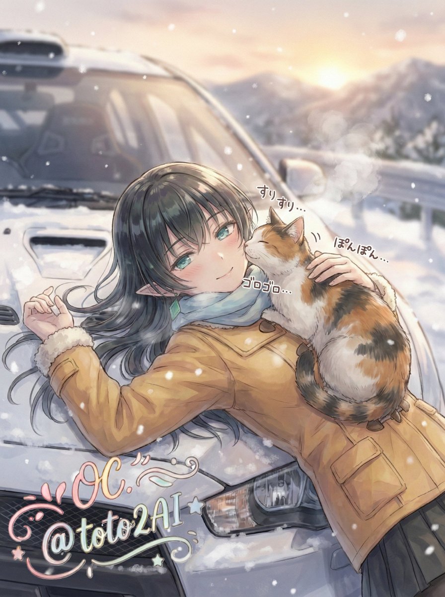 おやすみなさ～い🐈 #AI妖精部 #AIart 日記：Geminiカスタム指示忘れ