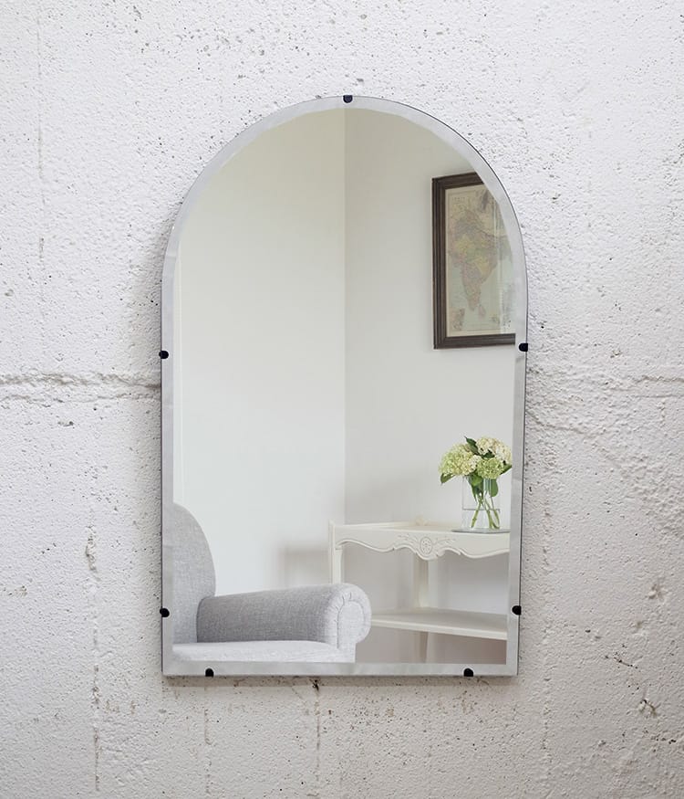 THE PENNY WISE Antiques Original/アールデコ アーチ型ミラー