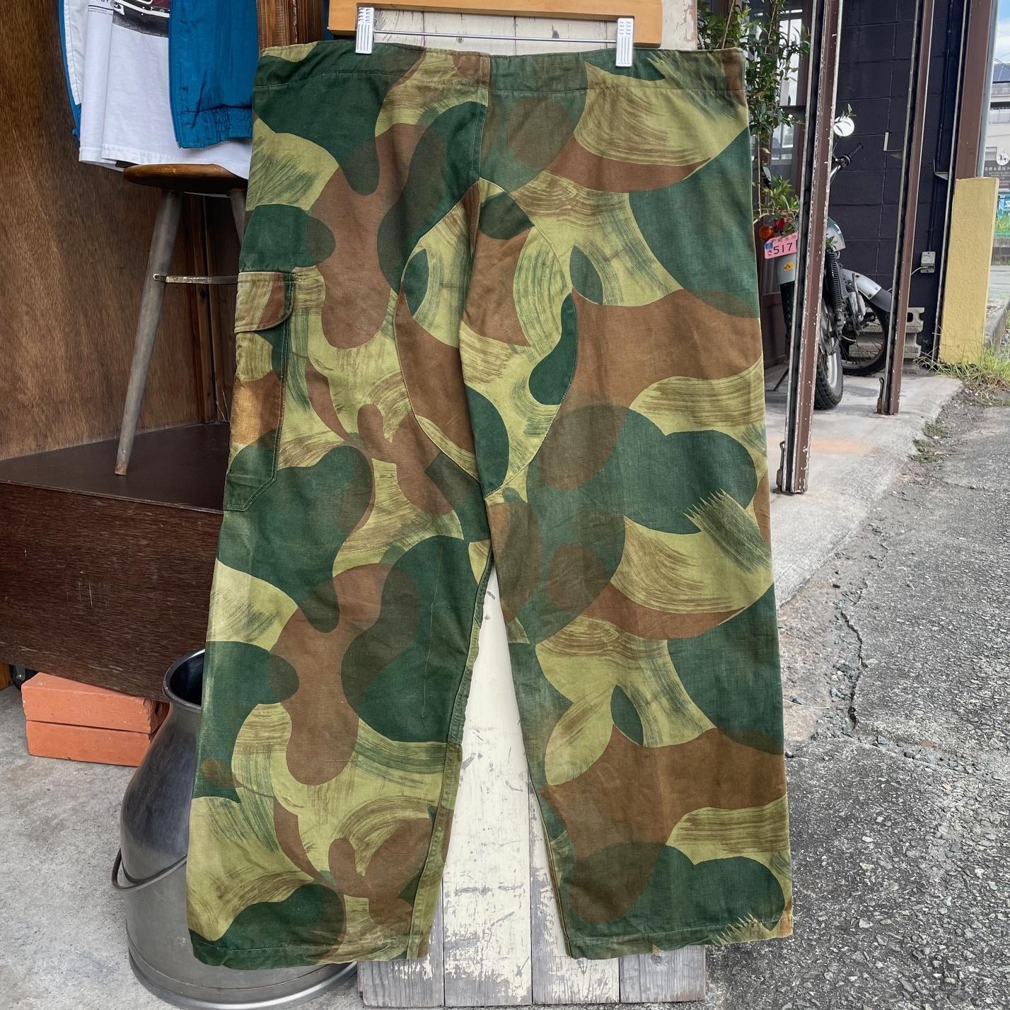 1950s ベルギー軍 ブラッシュストロークカモ オーバーパンツ NO