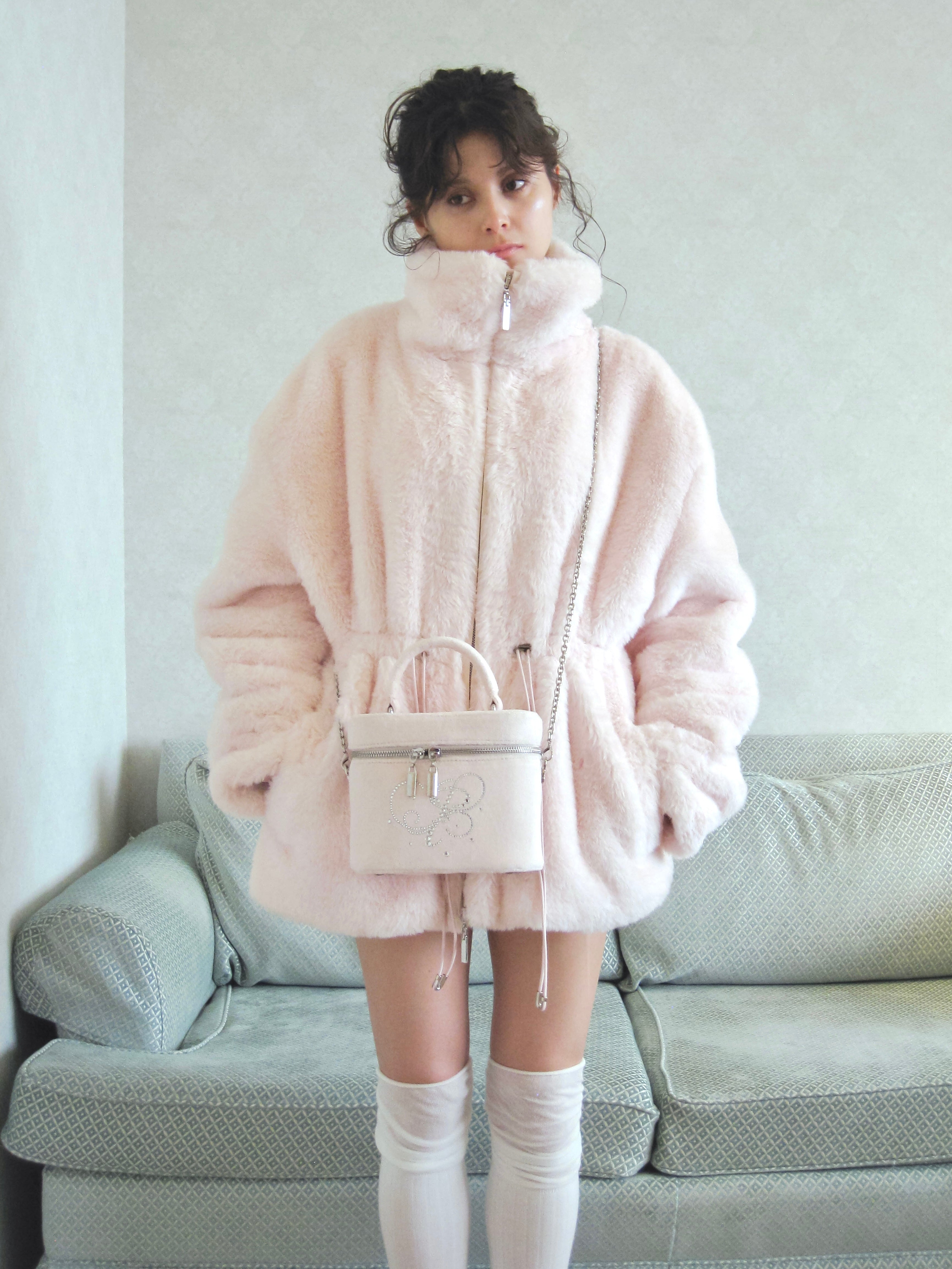 plump fur zip coat｜PELLICULE | ぺリキュール