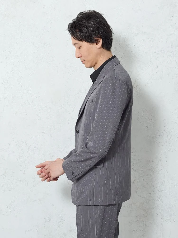 上下セット】ライトセットアップ ストライプ グレー | P.S.FA公式通販