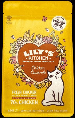 リリーズキッチン チキン キャセロール 成猫用 800g: 300｜業務用