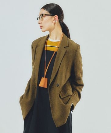 グレンチェックカラミジャケット | [公式]カレンソロジー（Curensology