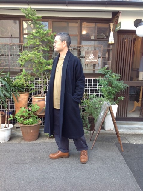 MITTAN 半纏ロングコート（CT-06） : Routes*Roots