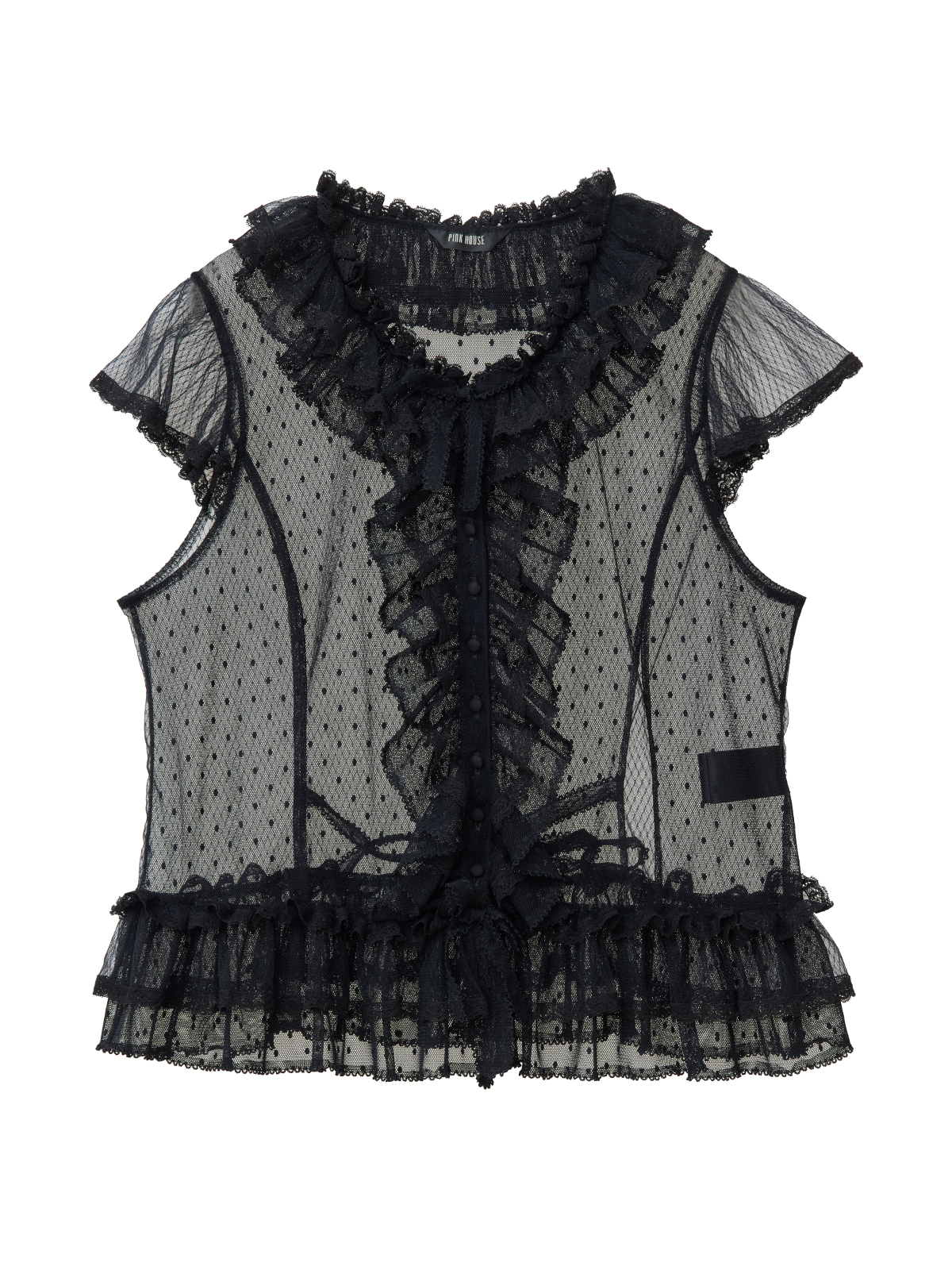 ポルカドットチュールベスト｜ピンクハウスオフィシャルオンライン