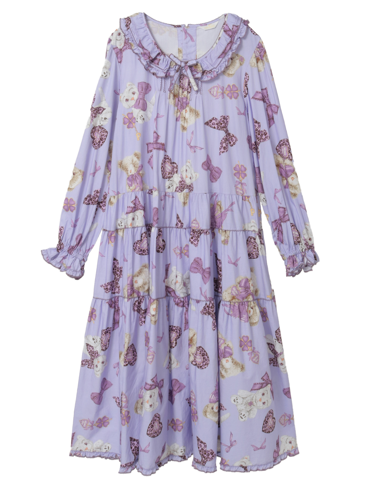 PINK HOUSE×Momoclo ももクロベアプリントミディワンピース｜ピンク