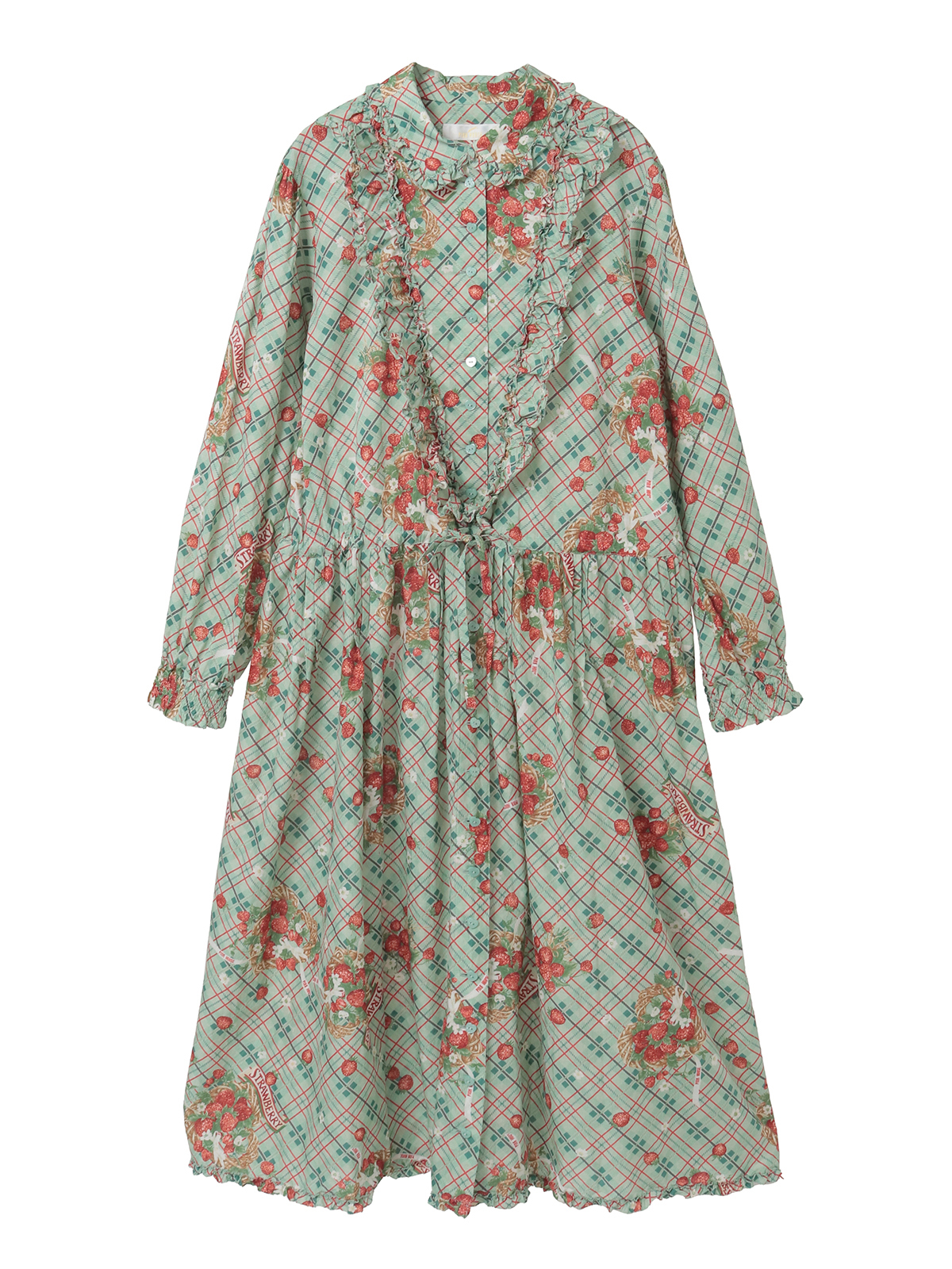 苺リースプリントミディワンピース｜ピンクハウスオフィシャル