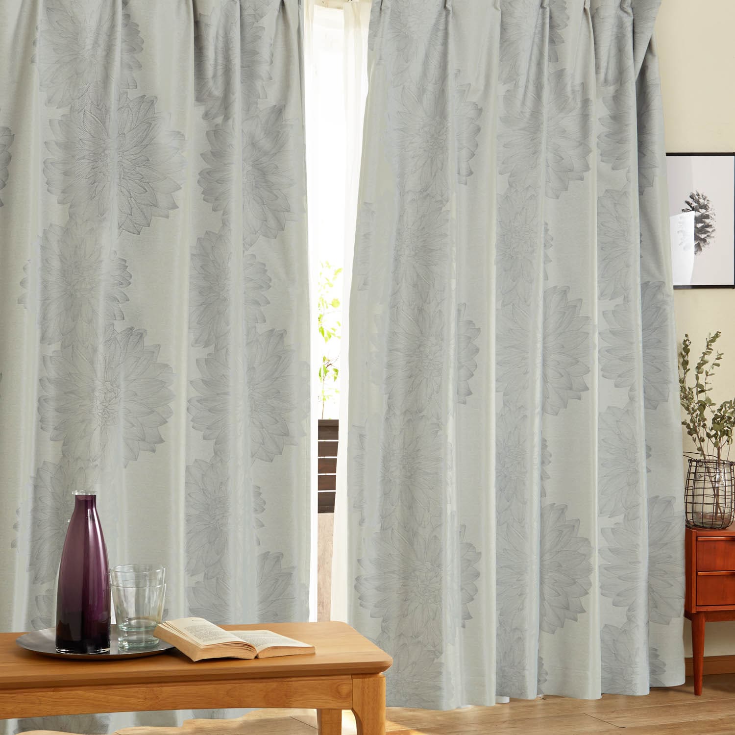 58サイズ】 遮光・遮熱・防音・形状記憶カーテン ＜2枚組／1枚＞｜通販