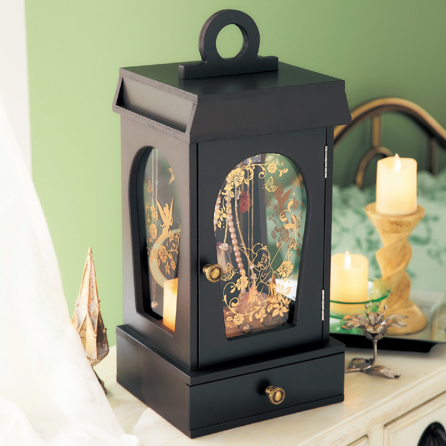 ランタンのようなアクセサリー収納ボックス「ティンカー・ベル