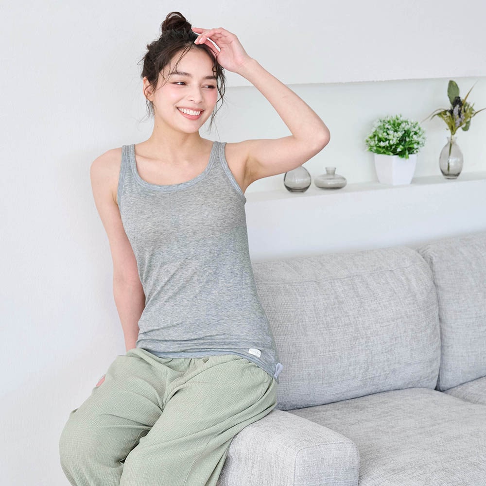 敏感肌さんのためのやわらか綿ブラタンクトップ(スラク su・ra・ku