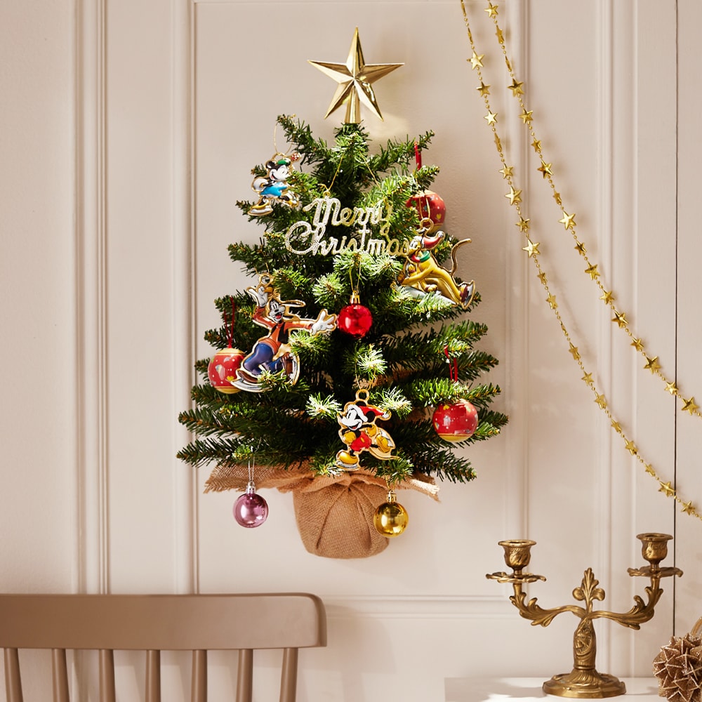 壁掛けクリスマスツリー＆オーナメントセット「ミッキー＆フレンズ