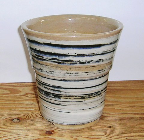 昭和レトロ 植木鉢 段付き懸崖鉢（大）【通販 モダン】山口陶器店