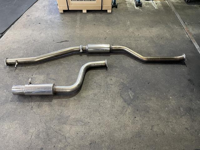 滋賀オートライフハノ アリスト（JZS161）のマフラー底上げ溶接加工