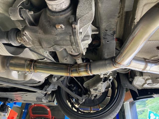 BMW F32 435i マフラー加工【広島 輸入車整備 輸入車修理