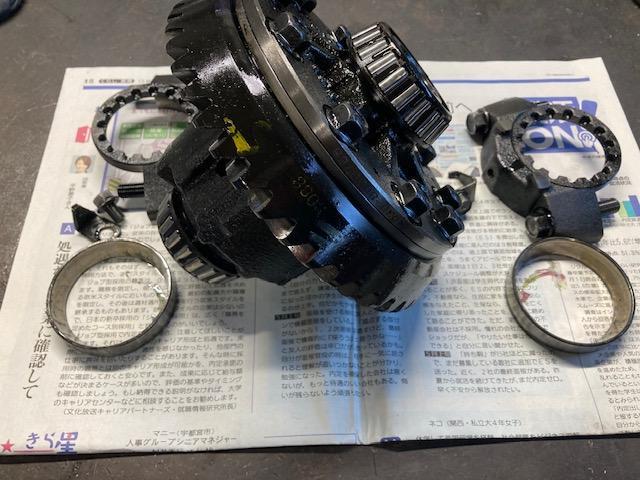 NA8C ロードスター デフ交換 LSD取付け トルセンデフ ローギア