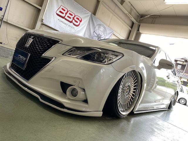 トヨタ クラウン エアサス 取付【山口県 周南市 タイヤ・ホイール