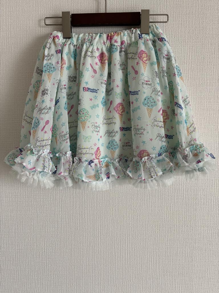 mezzo piano×サーティワン スカート 130cm ポコアポコ｜mezzo piano