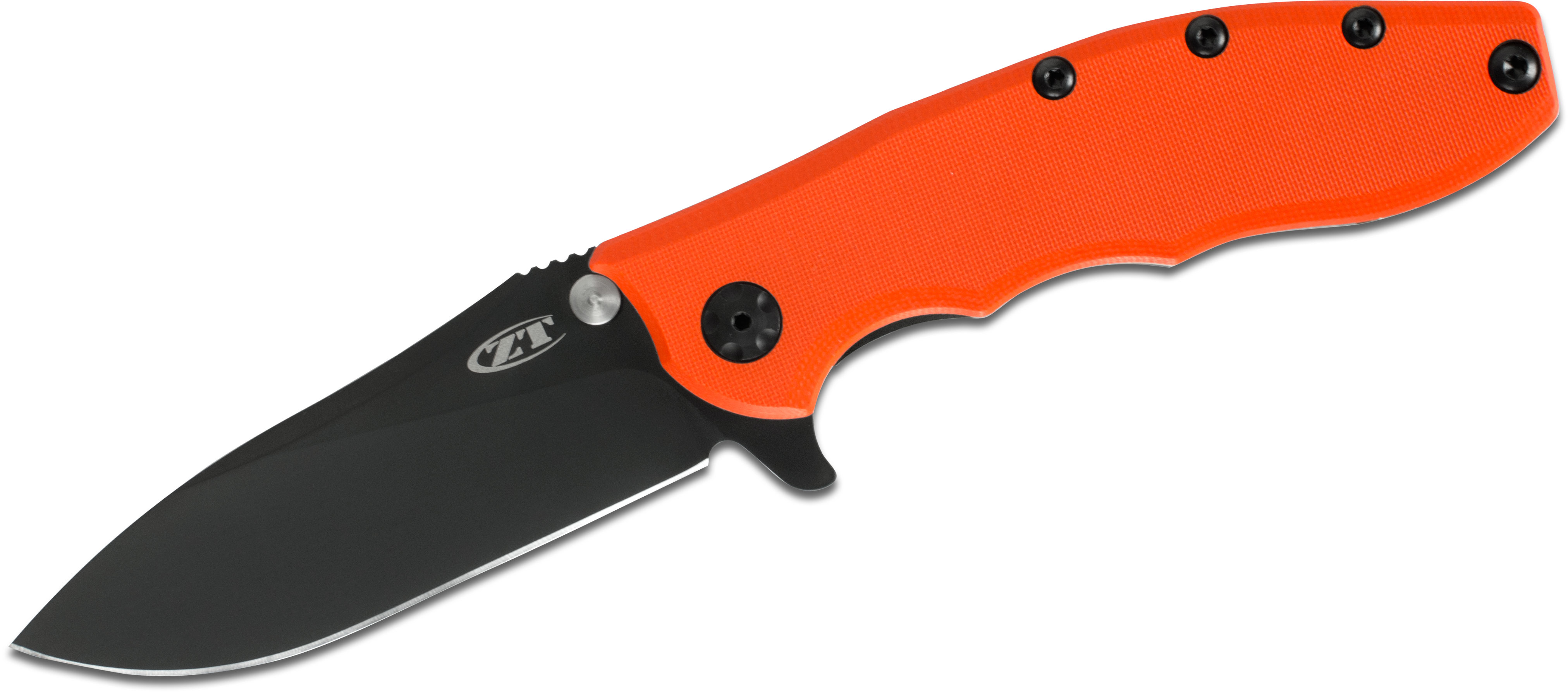 Zero Tolerance Hinderer 0562ORBLK Flipper 3.5