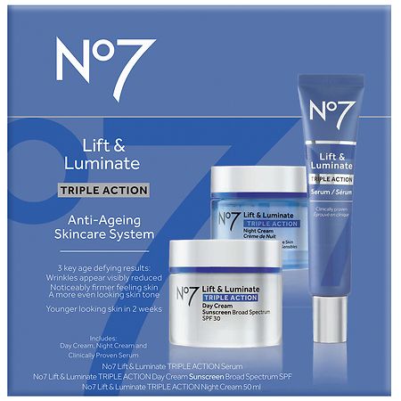 No7 Lift & Luminate Triple Action Skincare System | Walgreens