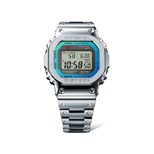 CASIO GMW-B5000PC-1JF シルバー/ブルーグリーン(ステンレス) G-SHOCK
