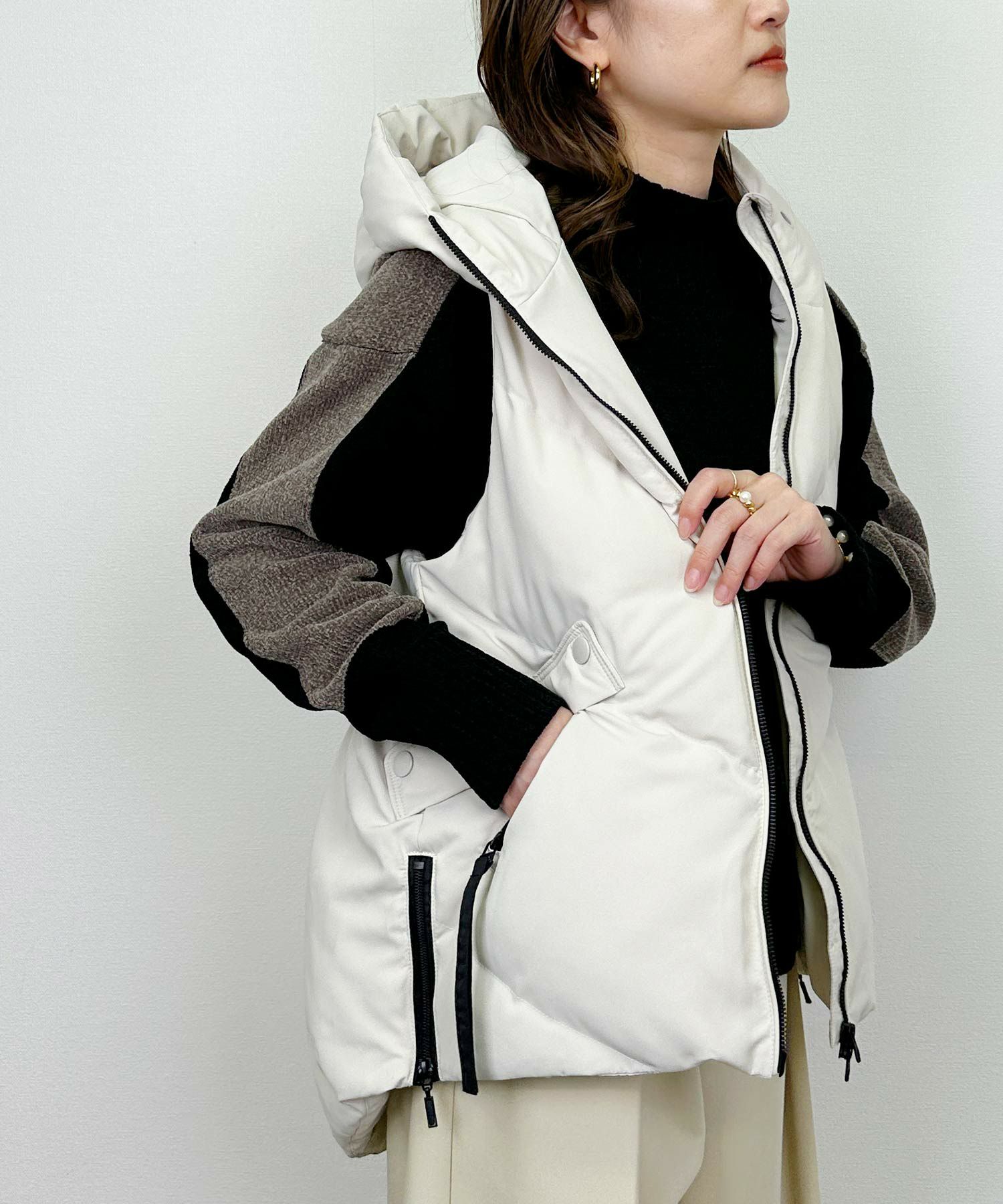 フードダウンベスト | PICCIN (ピッチン) 公式通販