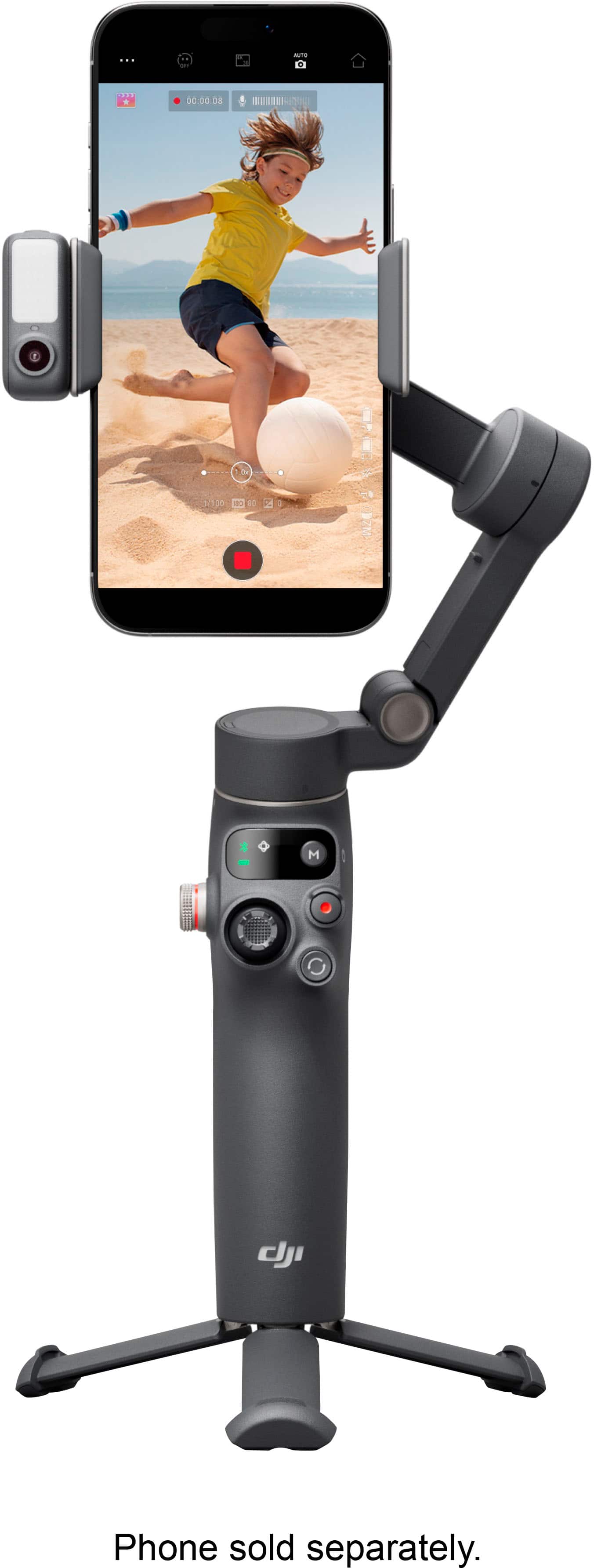 DJI Osmo Mobile 7P Smartphone 3 Axis Gimbal Stabilizer Gray CP.OS