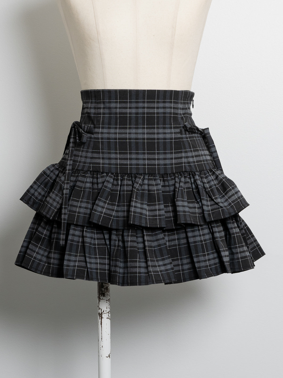 サイドリボンティアードスカート – pium