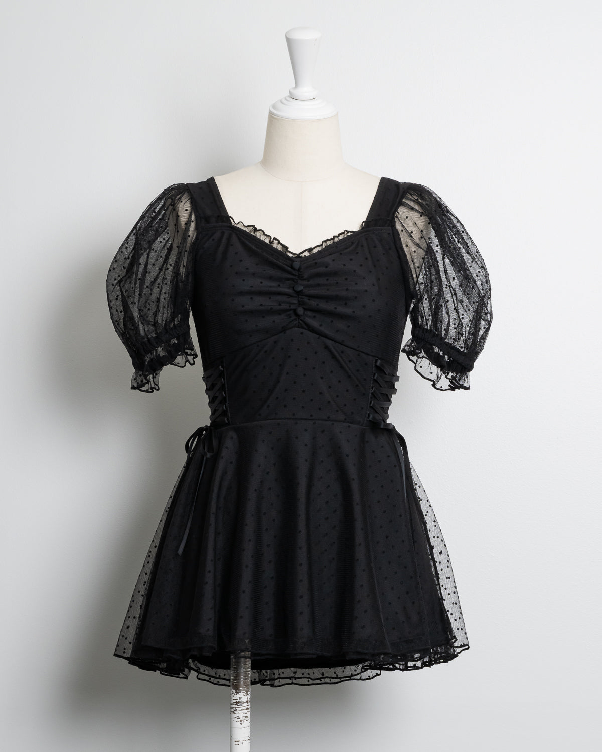 ドットチュールワンピーススイムウェア – pium