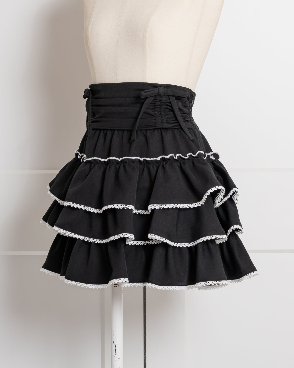 ドロストベルトティアードフリルスカート – pium