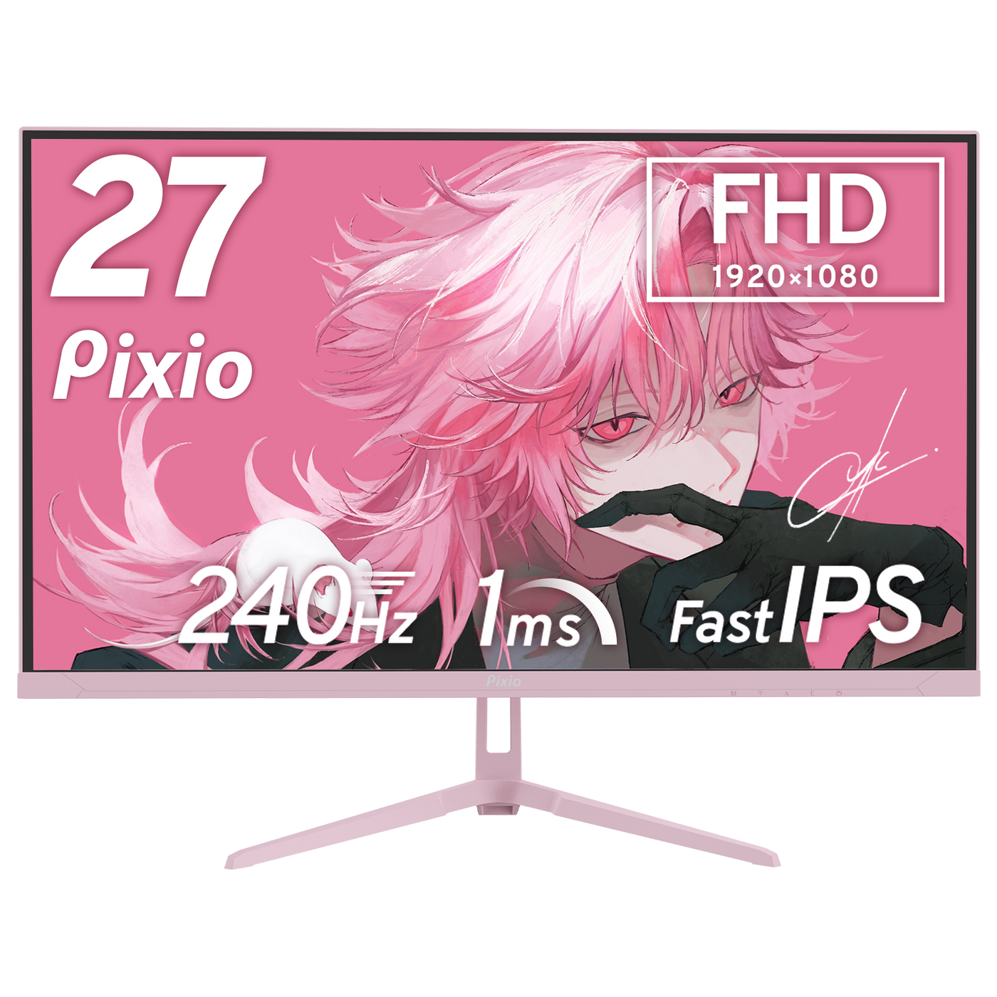 PX279WAVEK / パステルピンク | 27インチ 240Hz FHD FastIPS | Pixio