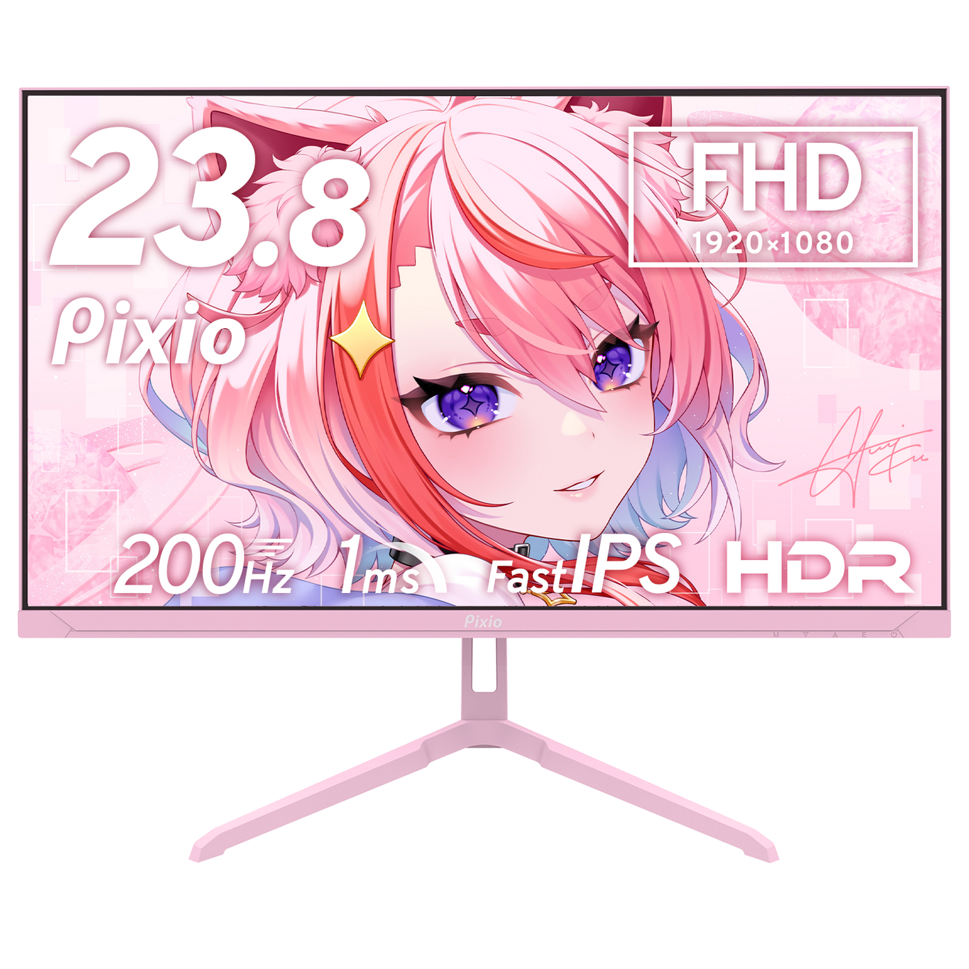 PX248WAVEK / パステルピンク | 23.8インチ 200Hz FHD FastIPS