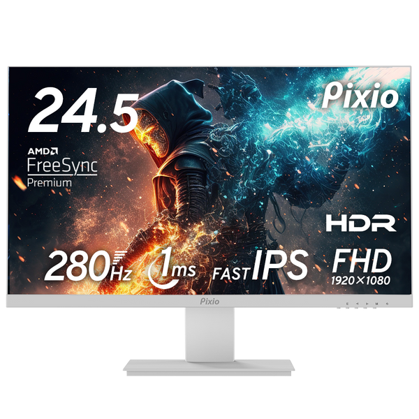 PX259PW / ホワイト | 24.5インチ 280Hz FHD IPSゲーミングモニター