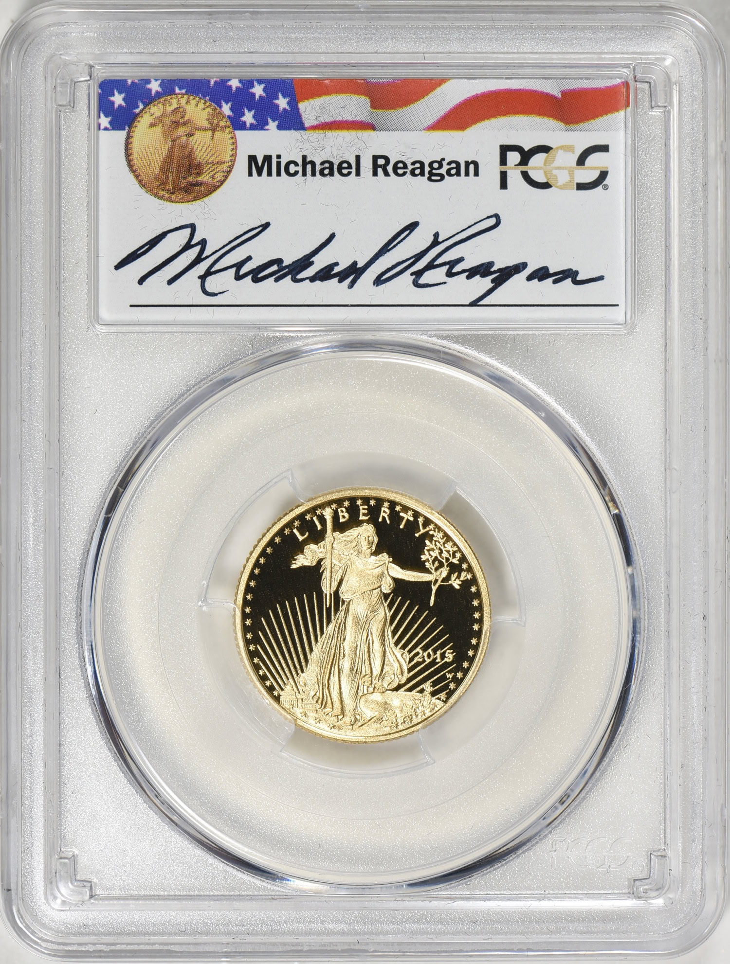 2015-W $5, $10, $25 and $50 Gold American Eagle Set - Reagan