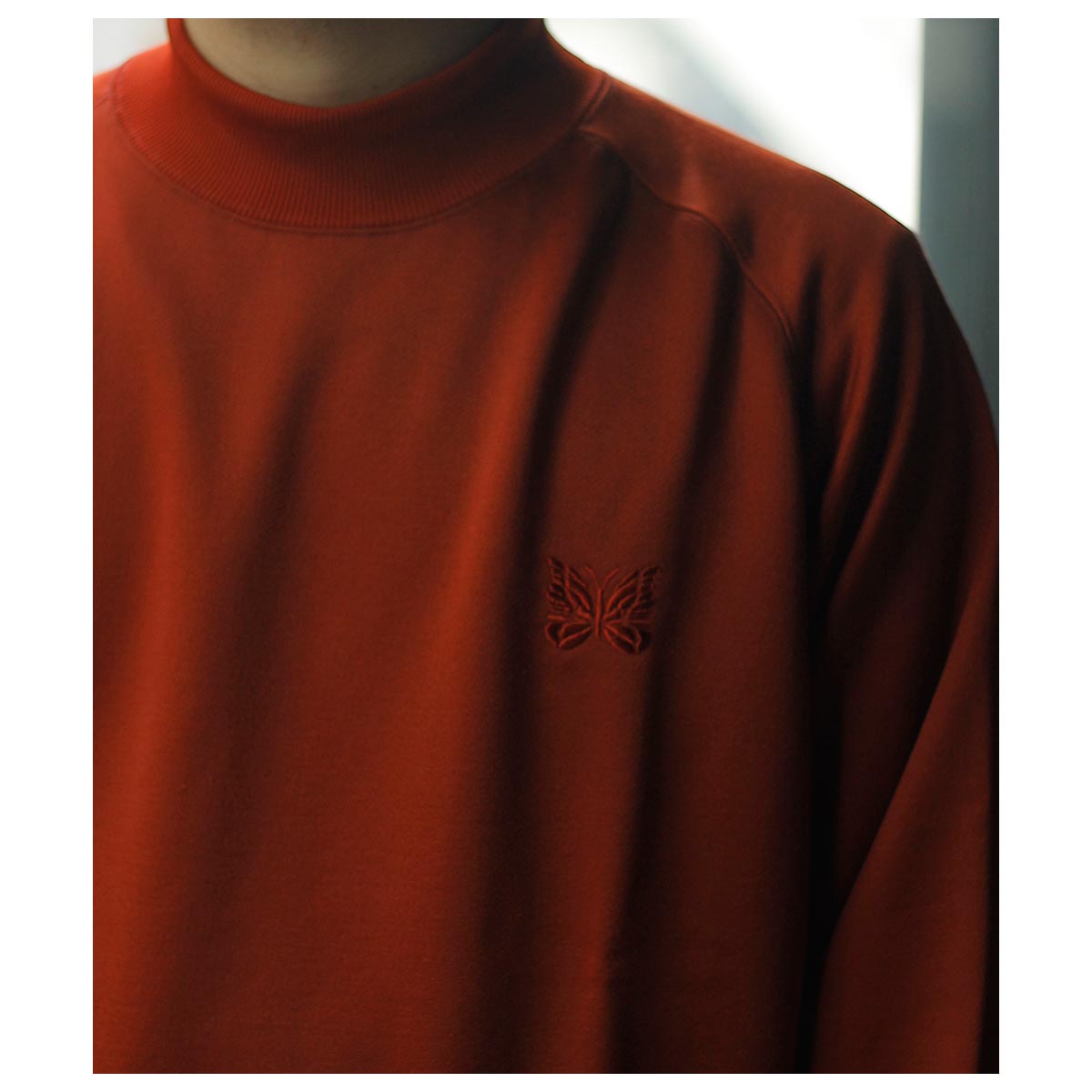 40%OFF セール ニードルズ NEEDLES モックネックシャツ ブライト