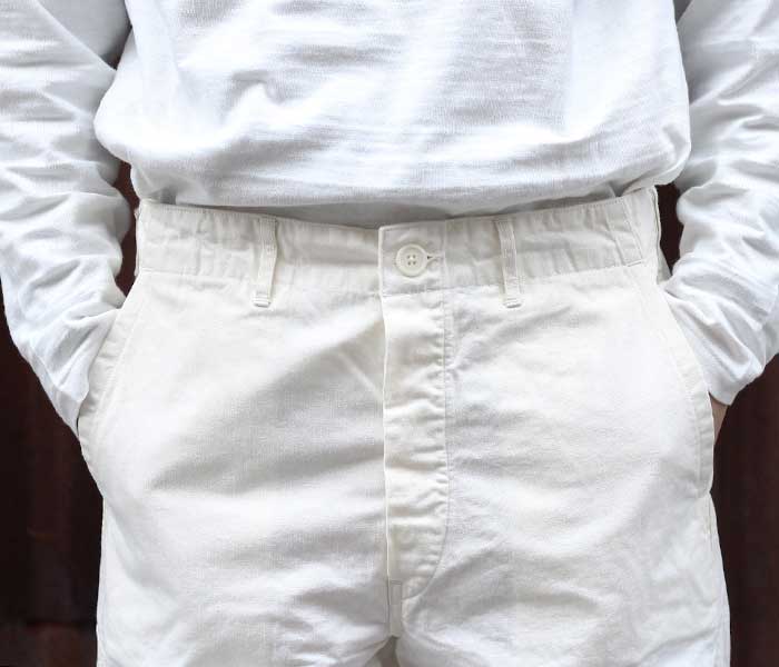 予約商品(お届け予定 3月頃以降) orSlow オアスロウ エクリュ オフ