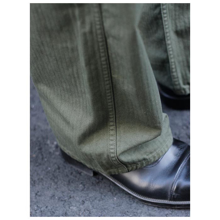 orSlow オアスロウ ワイド フィット フレンチワークパンツ アーミー