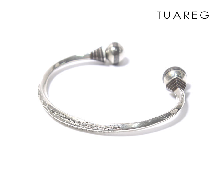 トゥアレグ シルバーバングル TOUAREG SILVER BANGLE THIN LARGE
