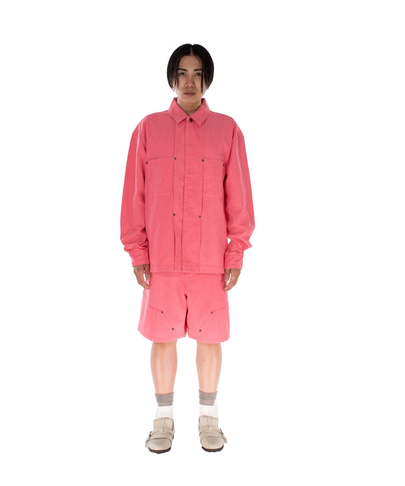 RIVET WORK SHIRT PINK – PHINGERIN