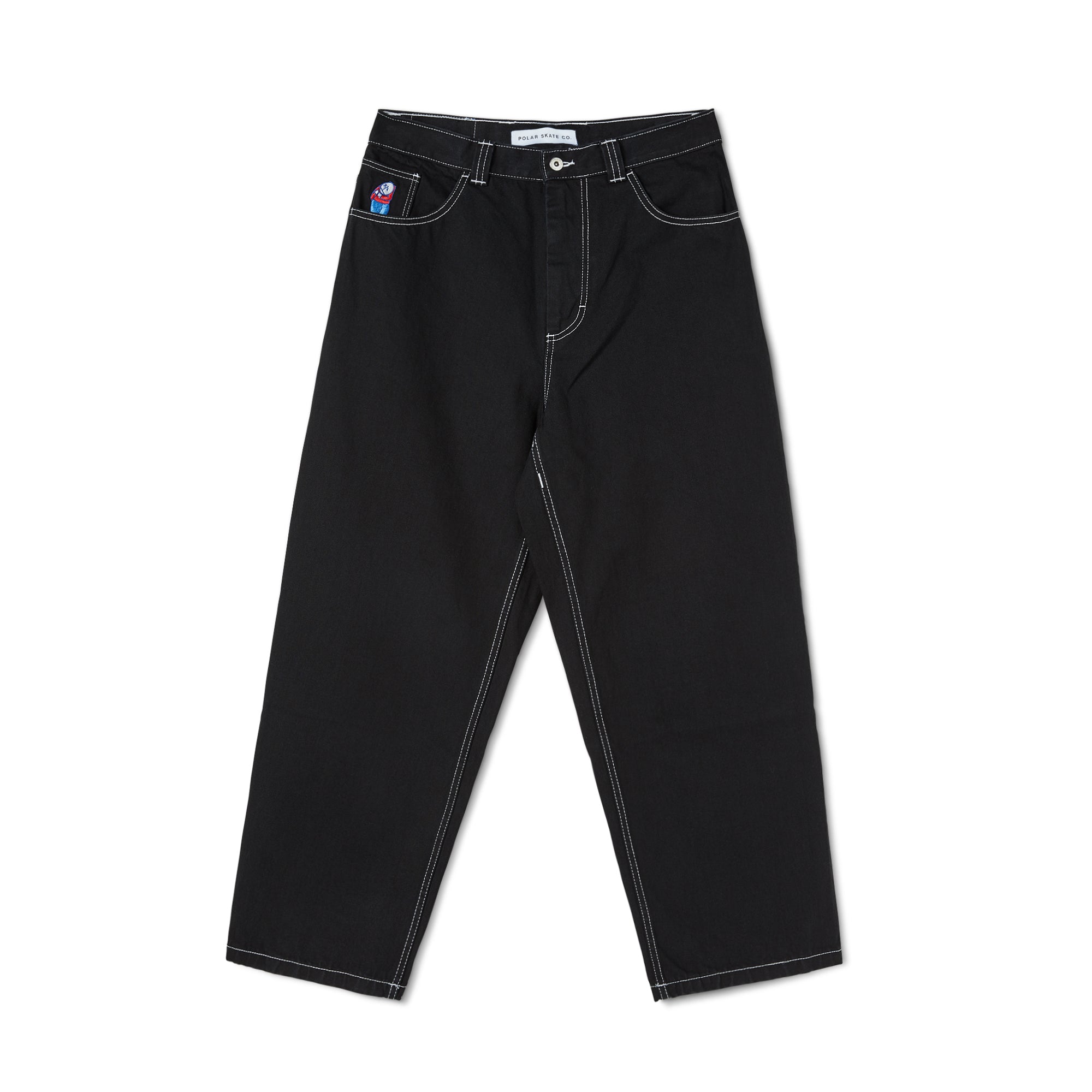 Big Boy Pants - Black/ White OG – Polar Skate Co.