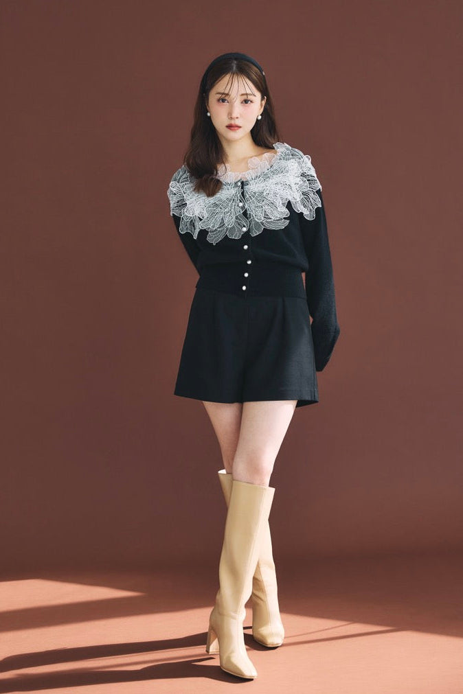 レースフリルカーディガン – poláura OFFICIAL ONLINE STORE