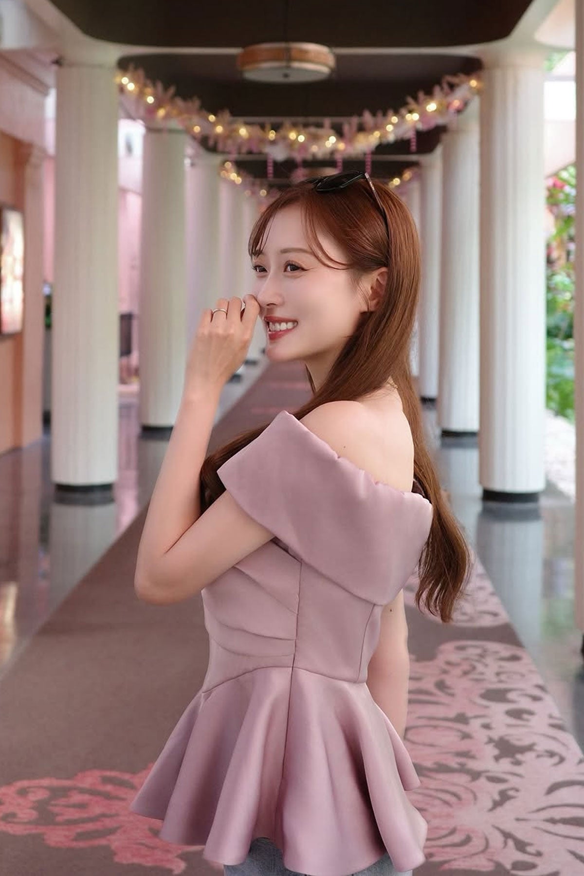 ロマンティックサテンぺプラムトップス – poláura OFFICIAL ONLINE STORE