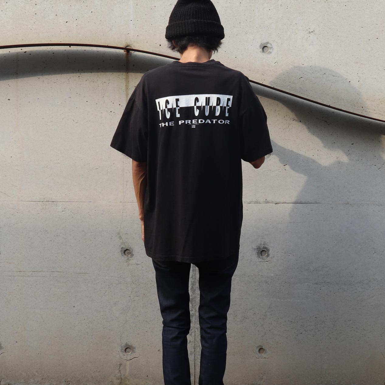 POST JUNK / 90's ICE CUBE ”THE PREDATOR” プリントTシャツ [XL]