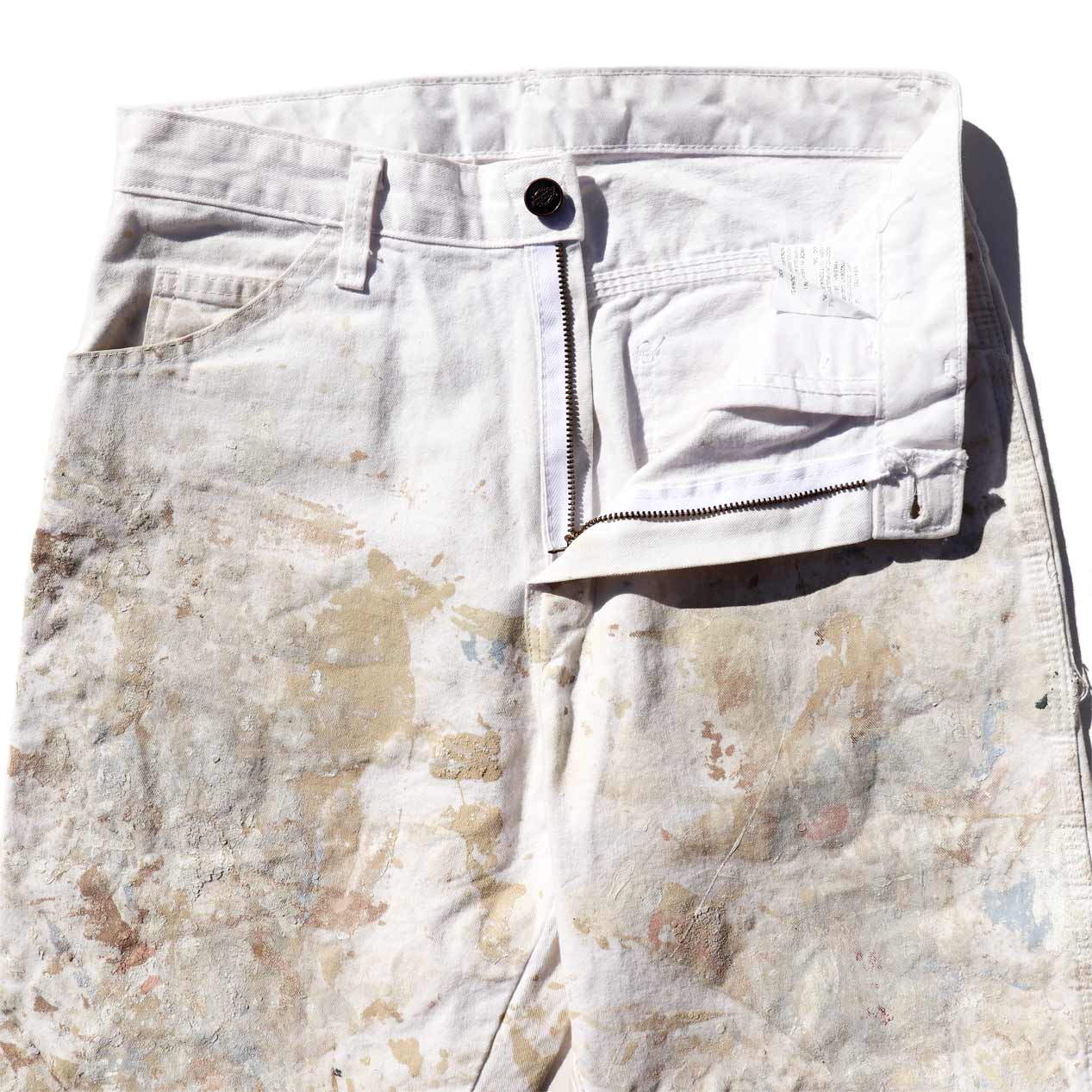 POST JUNK / 00's DICKIES ペンキペイント ホワイト ペインターパンツ