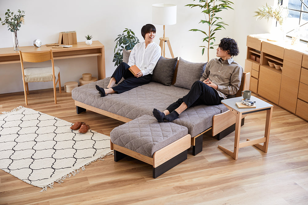 モーブル ごろ寝ソファ180 ドロシーⅡ dorothyⅡ | +CASA [プラス