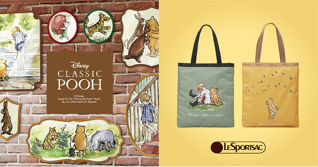 レスポートサックから、初となる“クラシック・プー“とのコレクションが